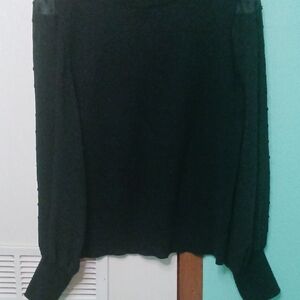 Vince Camuto Black Cowl Neck Sweater